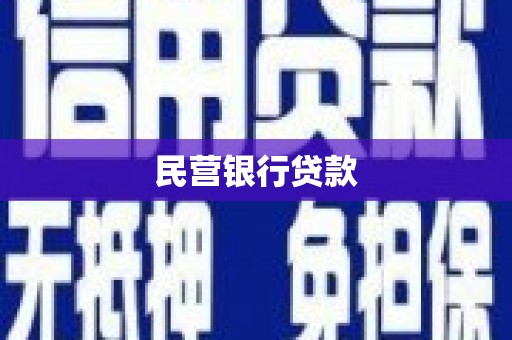 光明新区民营银行贷款