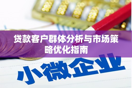 光明新区贷款客户群体分析与市场策略优化指南