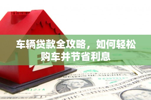 光明新区车辆贷款全攻略，如何轻松购车并节省利息