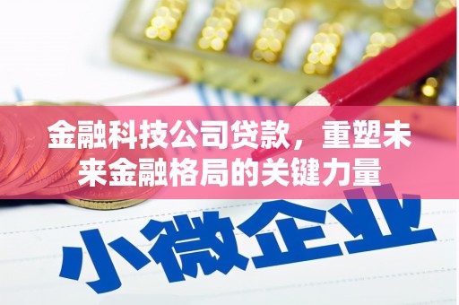 光明新区金融科技公司贷款，重塑未来金融格局的关键力量