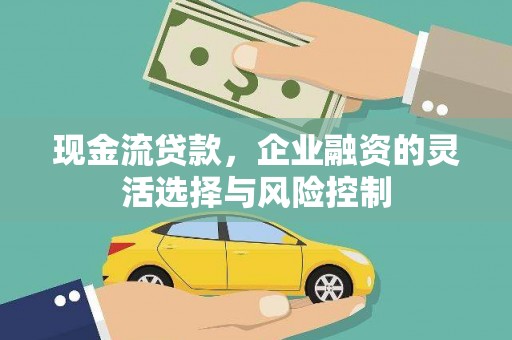 光明新区现金流贷款，企业融资的灵活选择与风险控制