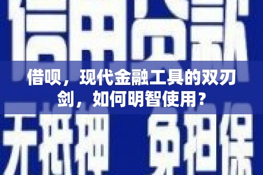 光明新区借呗，现代金融工具的双刃剑，如何明智使用？