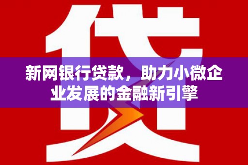 光明新区新网银行贷款，助力小微企业发展的金融新引擎