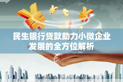 光明新区民生银行贷款助力小微企业发展的全方位解析