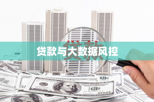 光明新区贷款与大数据风控