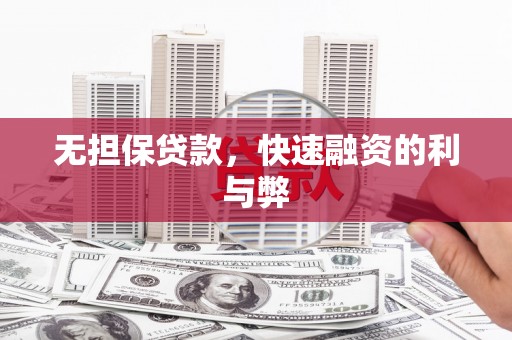 光明新区无担保贷款，快速融资的利与弊