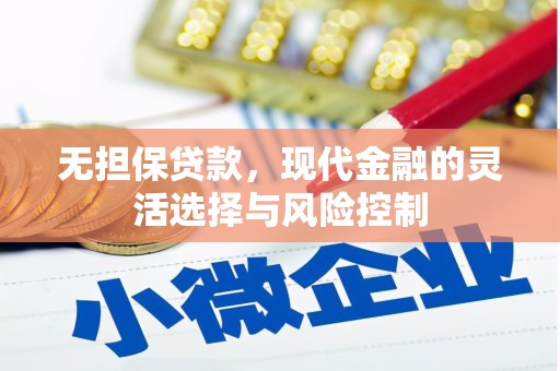 光明新区无担保贷款，现代金融的灵活选择与风险控制