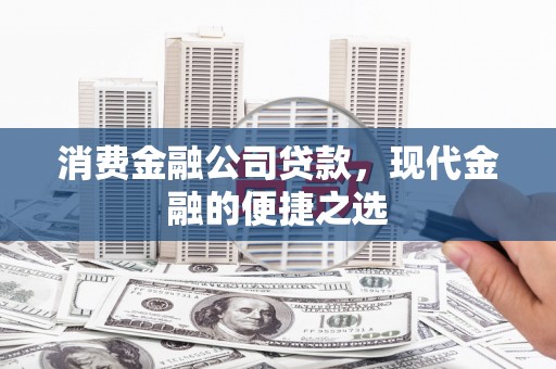 光明新区消费金融公司贷款，现代金融的便捷之选