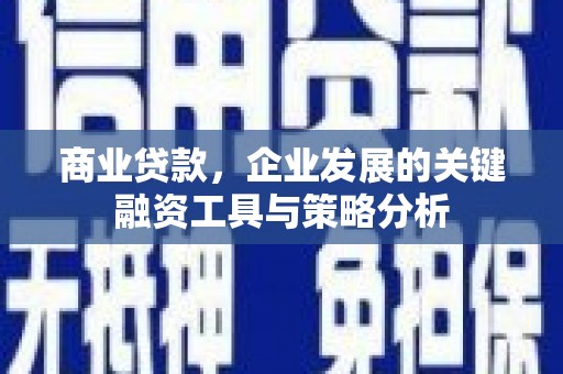 光明新区商业贷款，企业发展的关键融资工具与策略分析