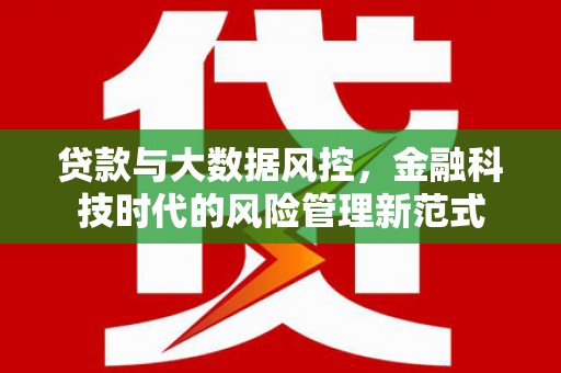 光明新区贷款与大数据风控，金融科技时代的风险管理新范式