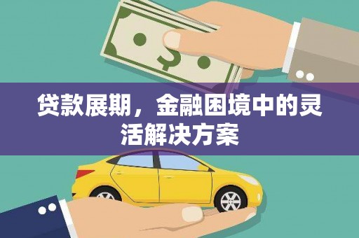 光明新区贷款展期，金融困境中的灵活解决方案