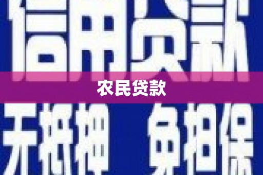 光明新区农民贷款