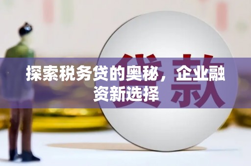 光明新区探索税务贷的奥秘，企业融资新选择