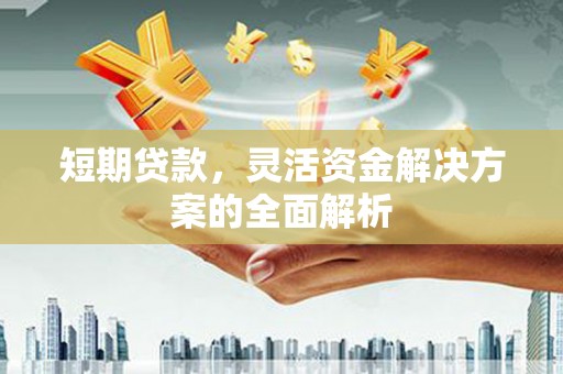 光明新区短期贷款，灵活资金解决方案的全面解析
