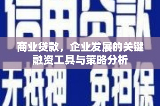光明新区商业贷款，企业发展的关键融资工具与策略分析