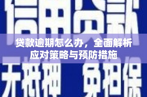光明新区贷款逾期怎么办，全面解析应对策略与预防措施