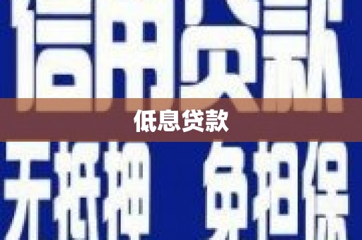 光明新区低息贷款