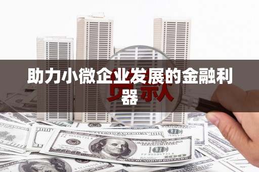 光明新区助力小微企业发展的金融利器