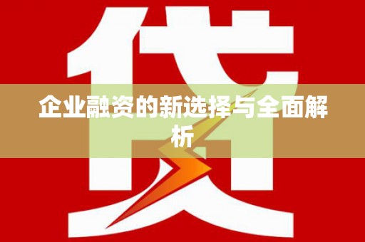 光明新区企业融资的新选择与全面解析